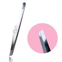 OKO 02 Easy Touch Eyebrow Tweezers, soft pressure (Hand Sharpened)