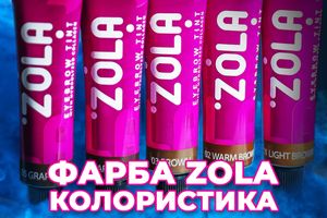 ZOLA dye coloristics - color palette, mixes, swatches